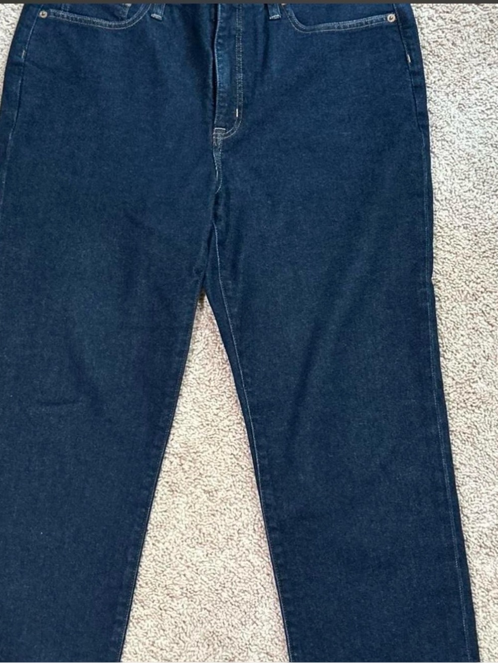 J.Crew High-Rise Stovepipe Jeans in Dark Wash - Size 31P (Petite) EXCELLENT - Picture 4 of 5